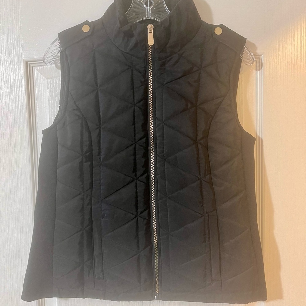 Cavalini Black Quilted Puffer Vest